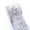 Designer’s Shop WR 63-5207 White Holiday Ribbon with Glitter Snowflakes – Wired Edge 2.5” x 10 Yards for Christmas Tree & Gift Décor